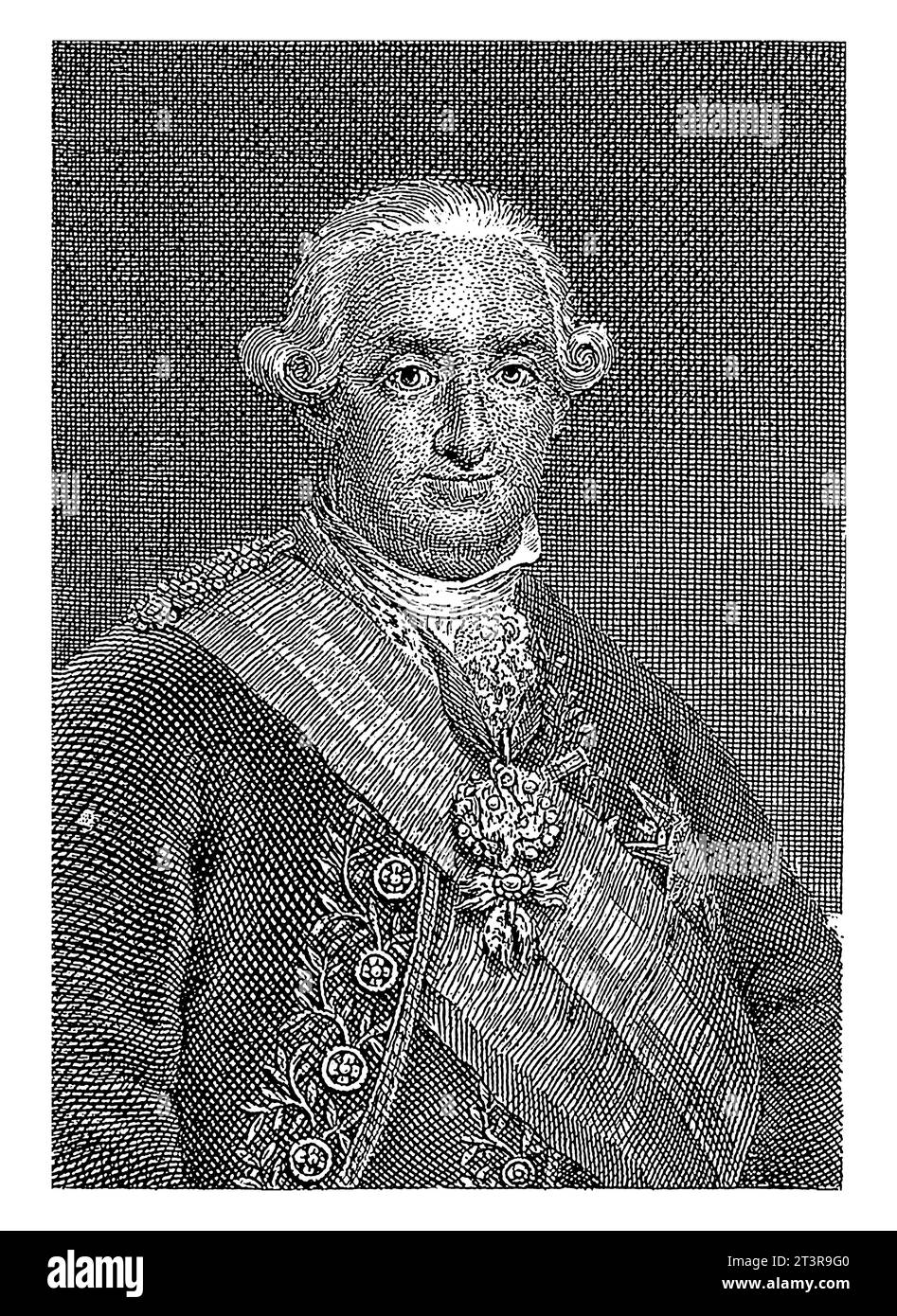 Portrait de Charles IV, roi d'Espagne, Manuel Salvador Carmona, d'après Francisco de Goya, 1744 - 1820 Banque D'Images