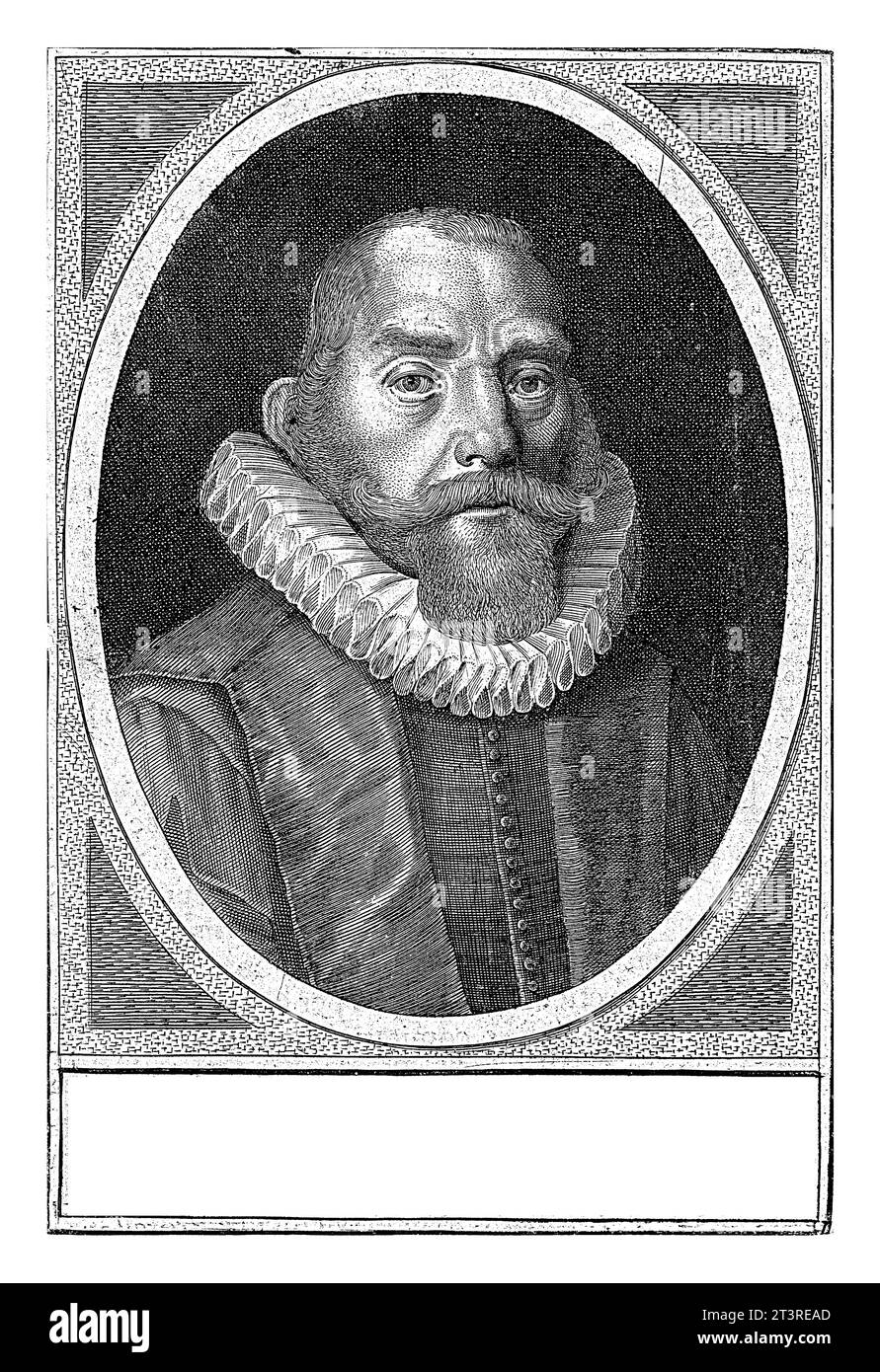 Portrait de Pieter Paauw, de passe (atelier de), 1625 Portrait de Pieter Paauw, professeur à Leiden. Banque D'Images