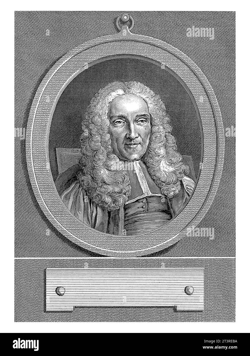 Portret van Guillaume-Francois Joly de Fleury, Nicolas Joseph Voyez, d'après de Lorraine, 1752 - 1806. Banque D'Images