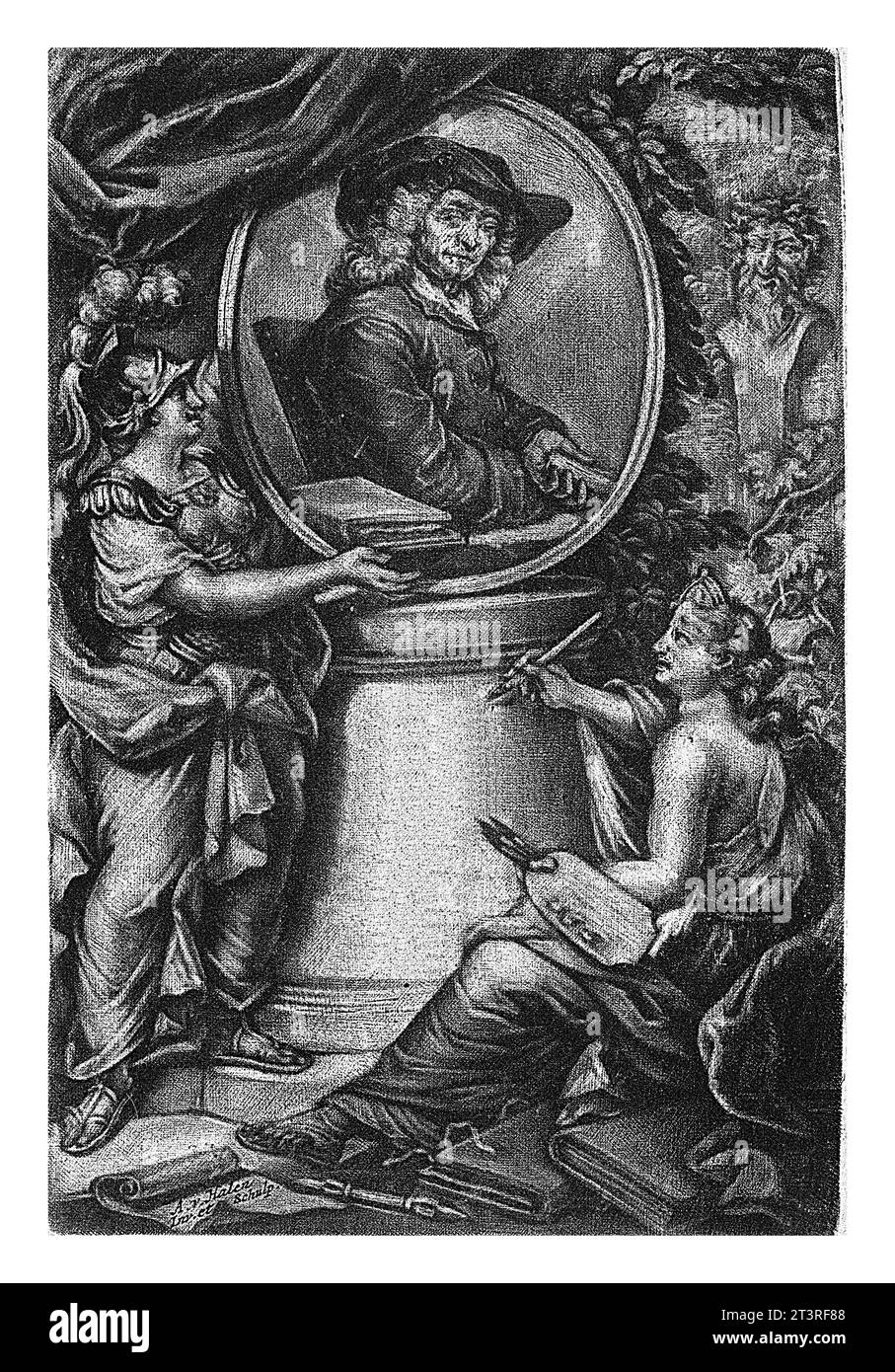 Page de titre pour Jan Pietersz Zomers Catalogue d'un excellent et merveilleux cabinet de dessins et de belles estampes 1720, Arnoud van Halen, 1 Banque D'Images