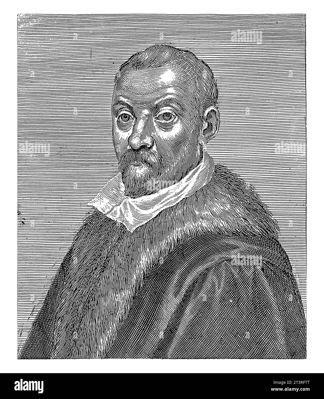 Portrait du peintre Jacopo Palma le Jeune, Monogrammiste IP (Italie), c. 1600 - c. 1699 Banque D'Images