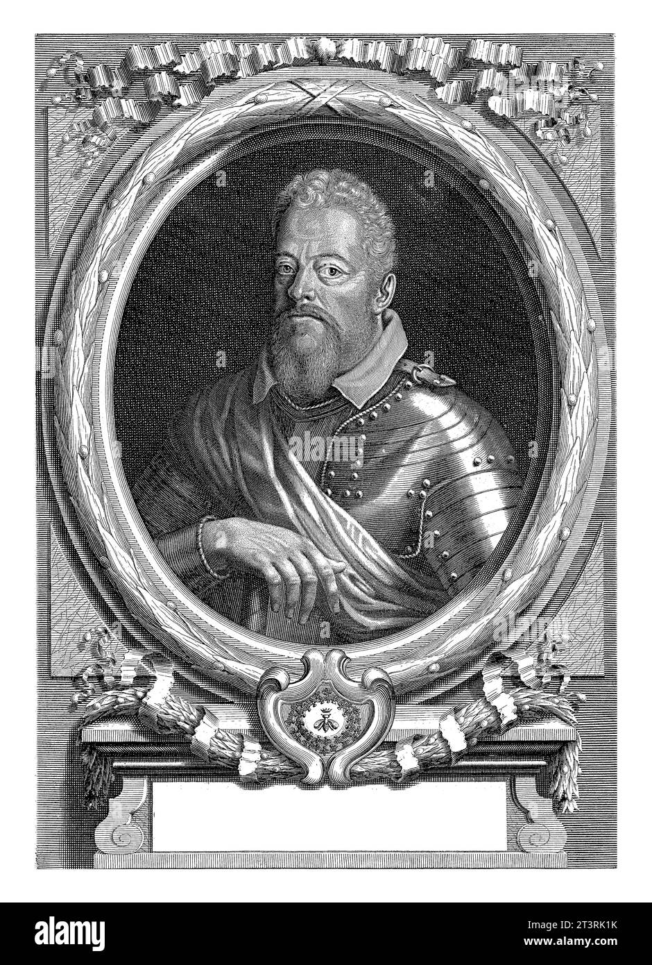 Portrait de Ferdinando Ier de Médicis, Adriaen Haelwegh, c. 1647 - c. 1696 Portrait à gauche de Ferdinando Ier de Médicis, Grand-Duc de Toscane, fils de Banque D'Images