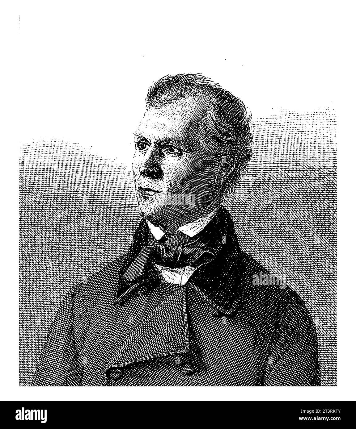 Portrait de Julius Schnorr von Carolsfeld, Christian Julius Gustav planer, 1828 - 1873 Banque D'Images