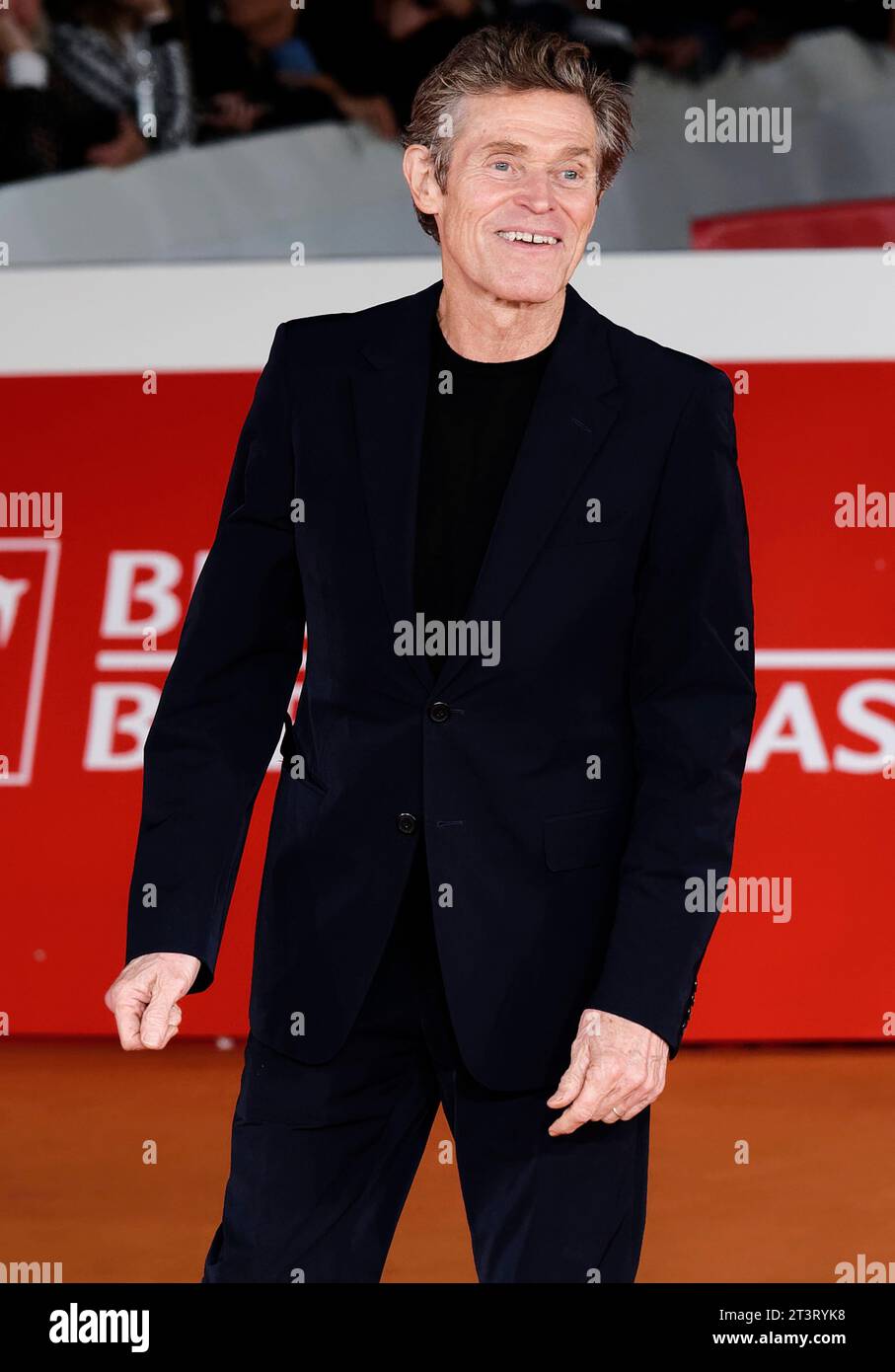 Willem Dafoe assiste à un tapis rouge pour le film ''Gonzo GIRl'' lors du 18e Festival du film de Rome à l'Auditorium Parco Della Musica Banque D'Images