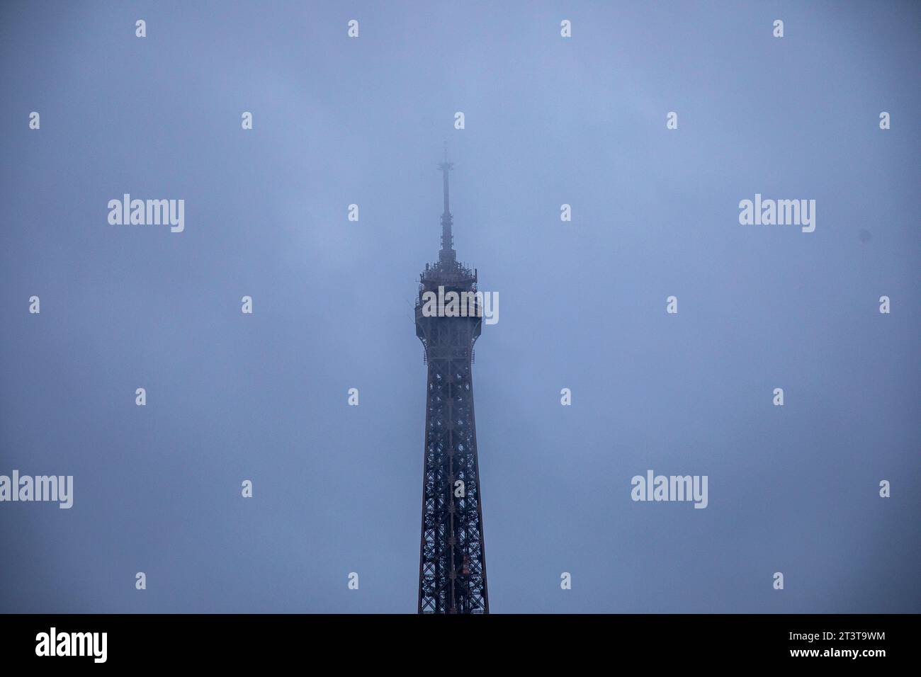 La Tour Eiffel à Paris, France. Banque D'Images