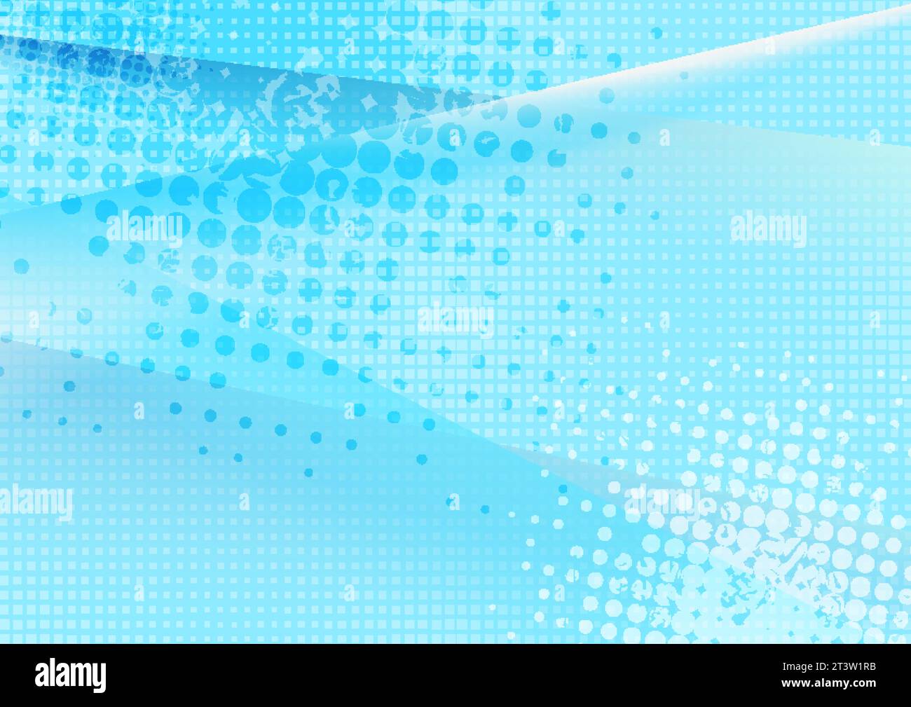 Arrière-plan bleu minimal avec des taches grunge en demi-teinte et des rayures lisses. Conception vectorielle abstraite géométrique technologique Illustration de Vecteur