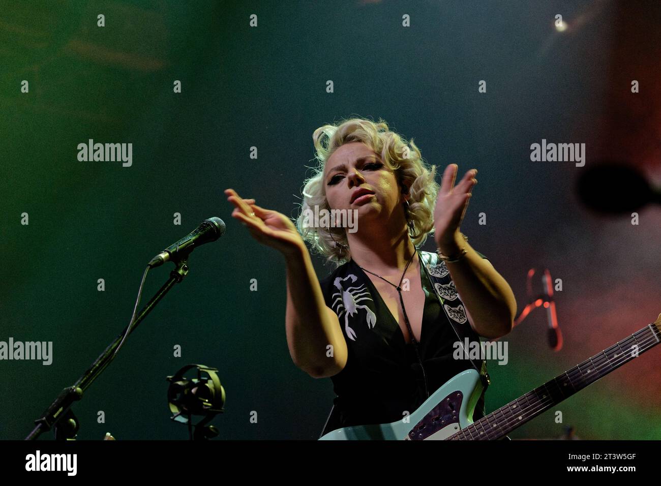 Samantha Fish & Jesse Dayton en concert, O2 Academy Bournemouth, octobre 2023 Banque D'Images