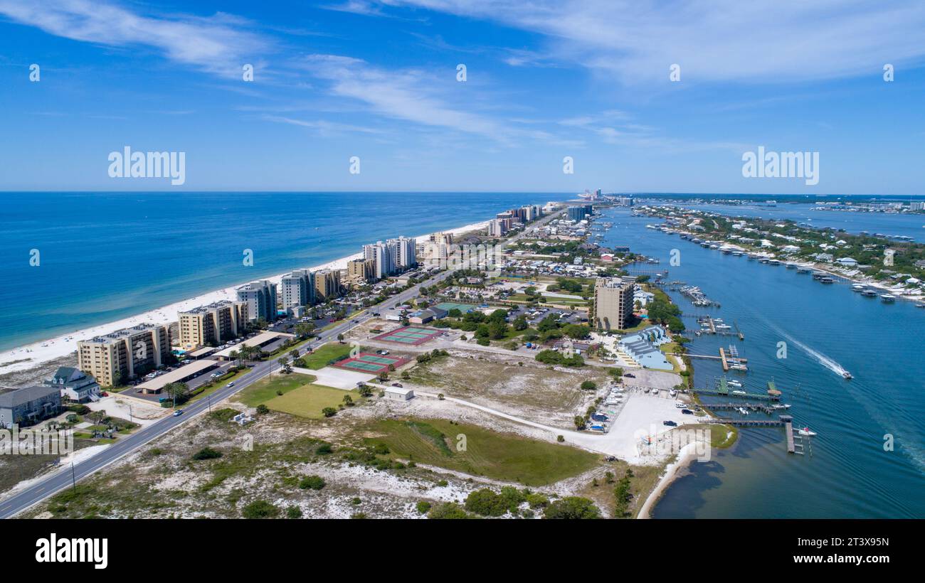 Perdido Key Beach et Ono Island en juin Banque D'Images