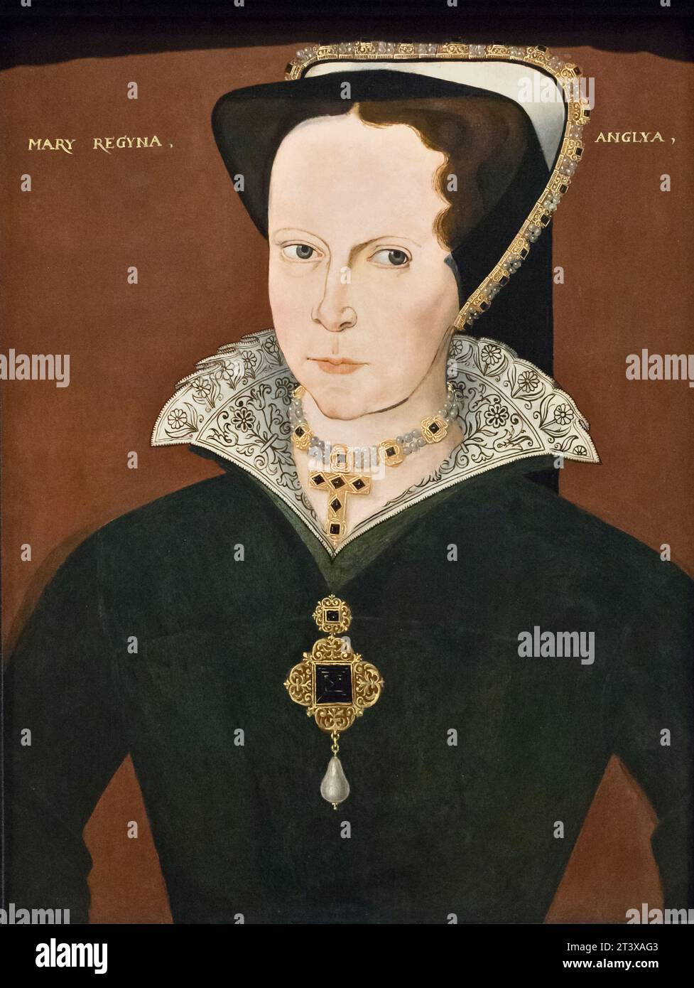 Portrait de la reine Mary I, artiste inconnue Banque D'Images