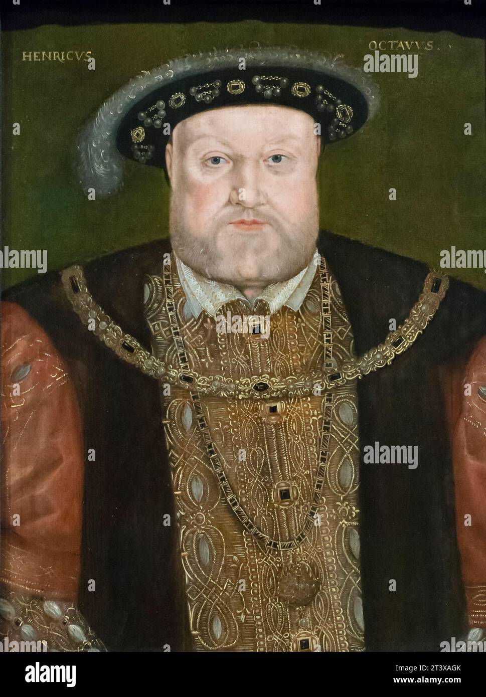 Portrait du roi Henri VIII, artiste inconnu Banque D'Images