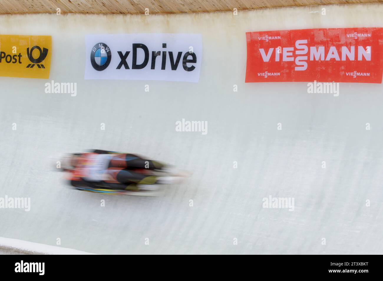 Viessmann Rodel Welt Cup Teamstaffel à Koenigssee, Deutschland am 04.01.2015 Banque D'Images