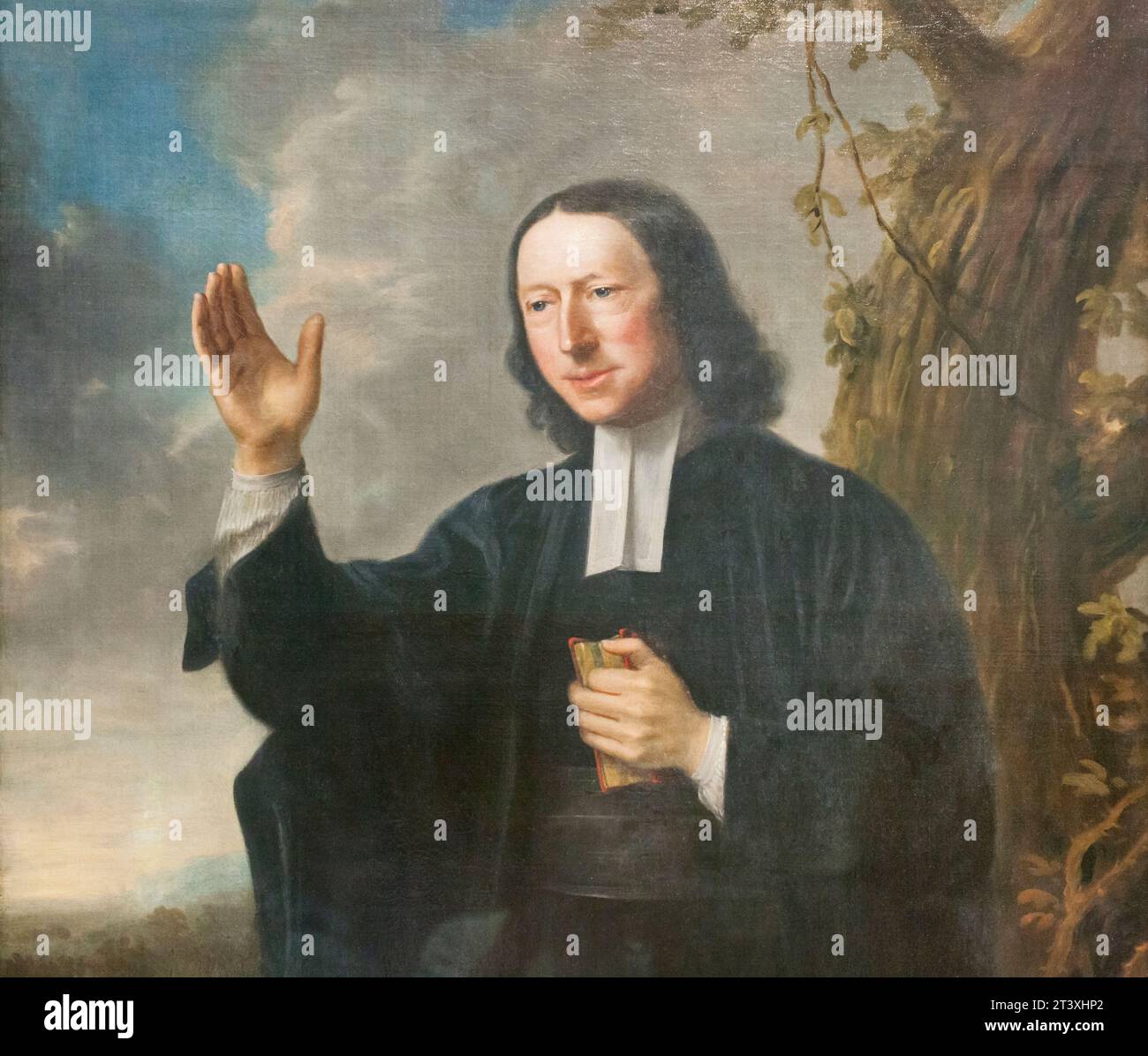 John Wesley par Nathaniel Hone, détail Banque D'Images