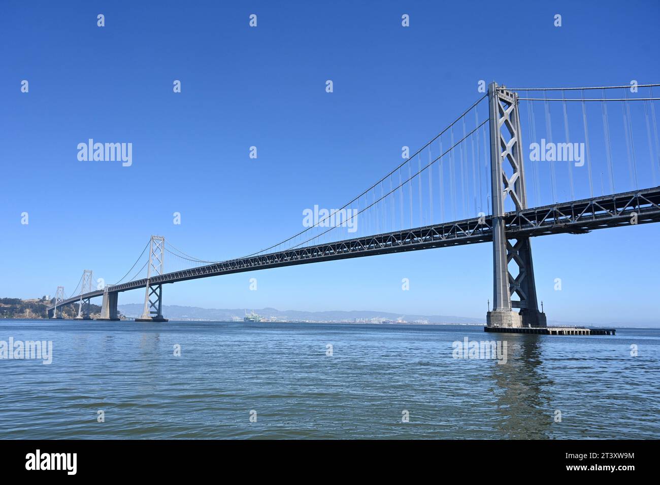 San Francisco – Oakland Bay Bridge. San Francisco, CA, États-Unis Banque D'Images