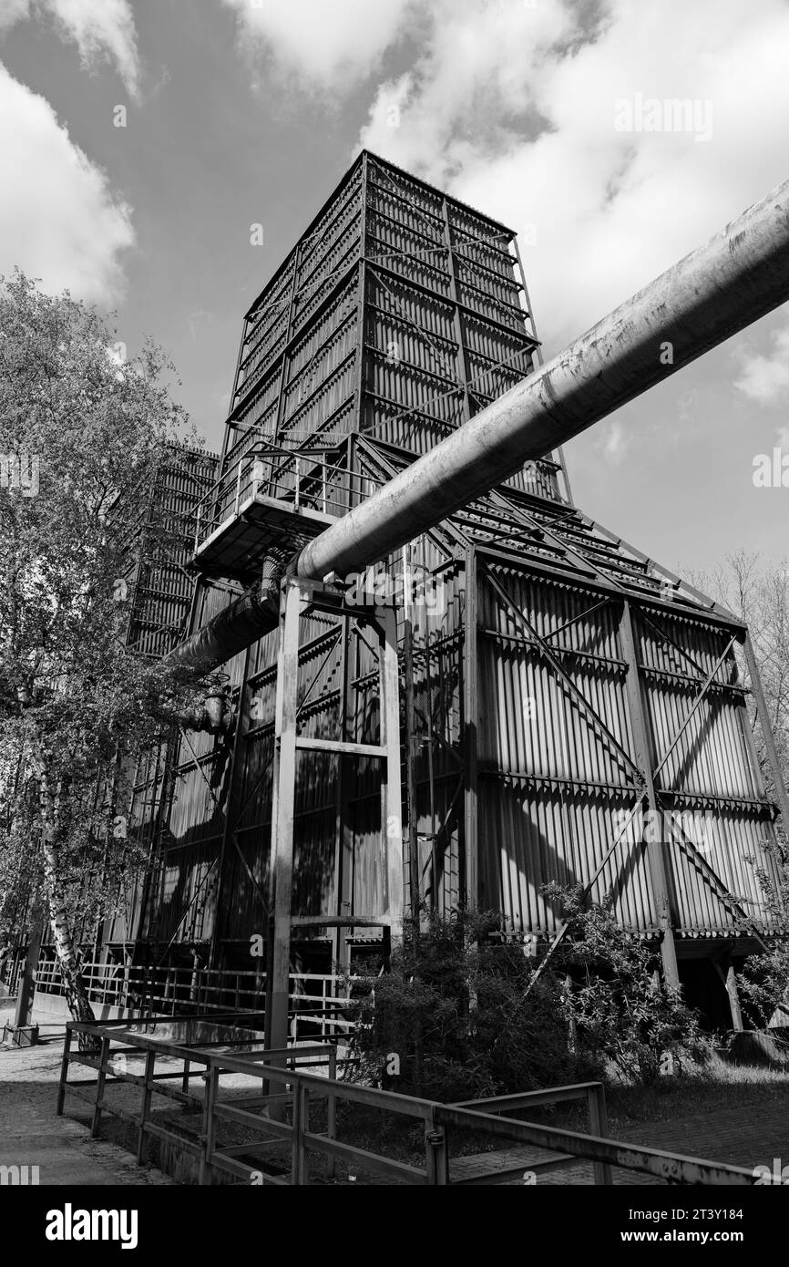 Stahlwerk Hochofen Landschaftspark Duisburg Nord Ruhrgebiet Ruhr Area Allemagne Banque D'Images