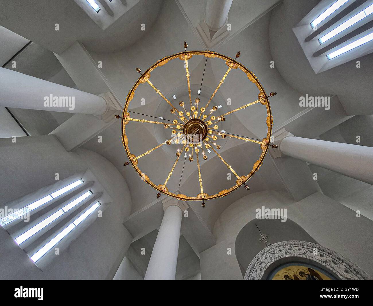 Cathédrale ; Sainte-Trinité ; Paris ; orthodoxe ; russe; diocèse ; Chersonèse ; Собор Александра ; в Париже ; Невского; architecte ; Jean-Michel Wilmotte Banque D'Images