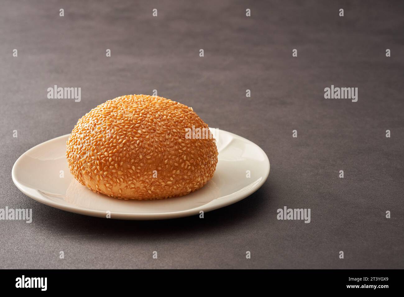 Nourriture chinoise, boule de graines de sésame Jian Dui Banque D'Images