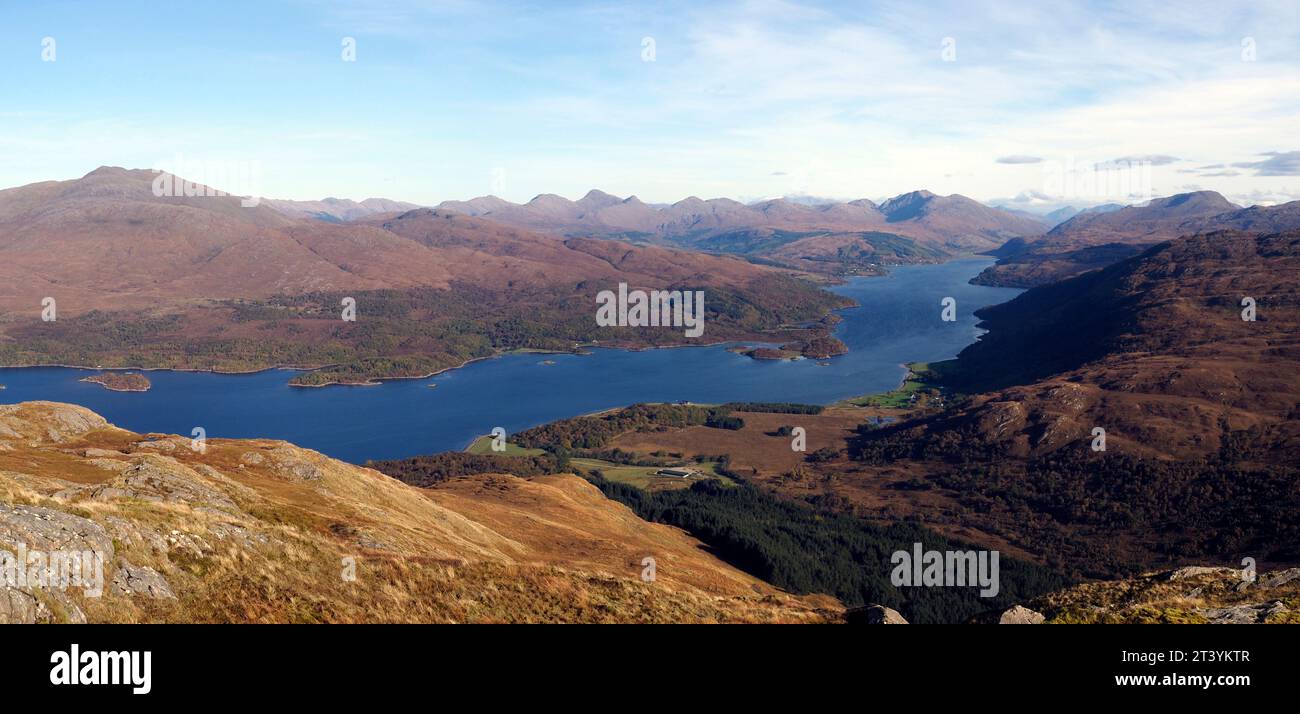 Loch Sunart de Meall an damhain, Morvern, Écosse Banque D'Images