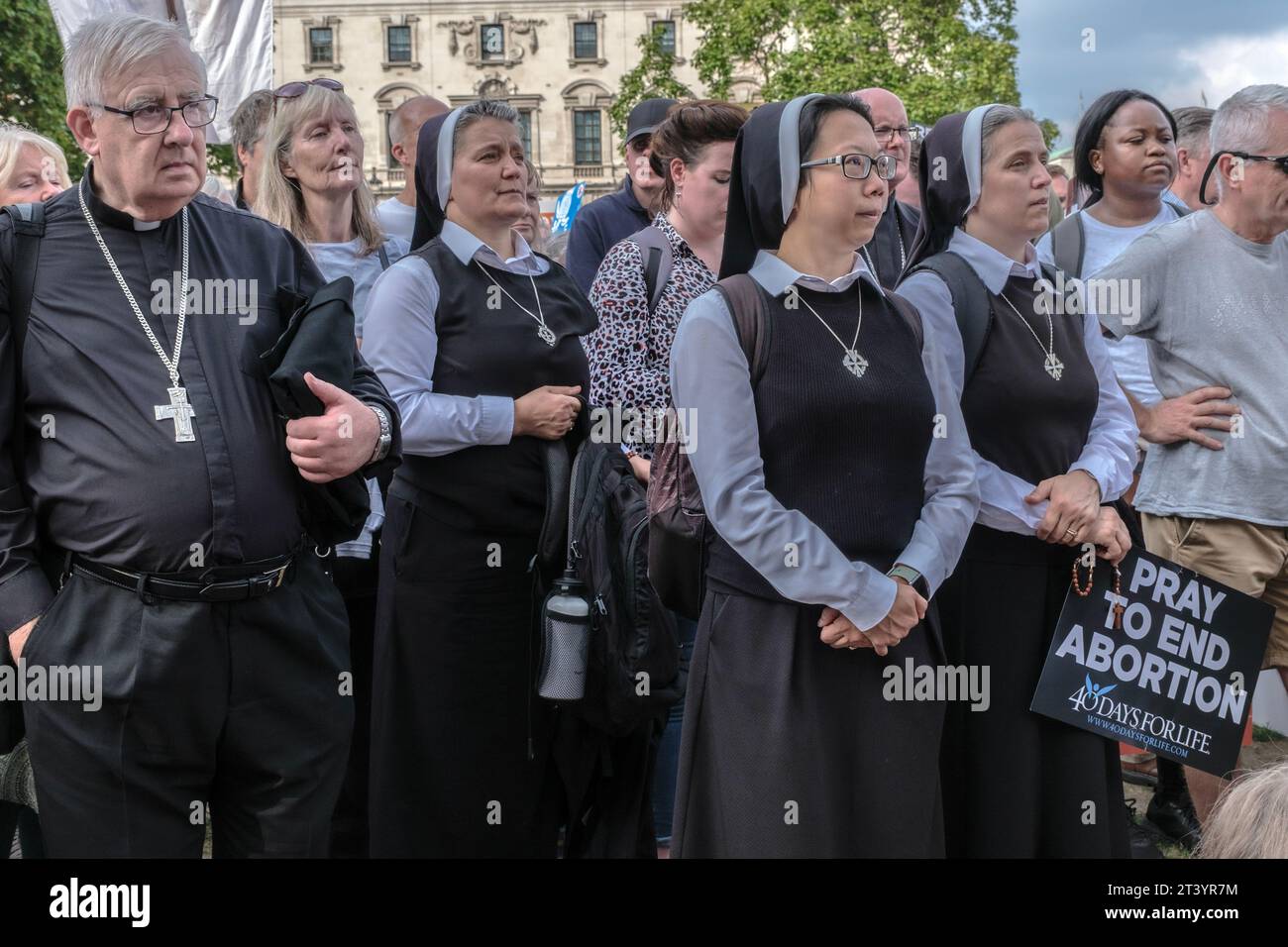 Manifestants dans les rues pour défendre le droit à l'avortement-Londres-02/09/2023 Banque D'Images