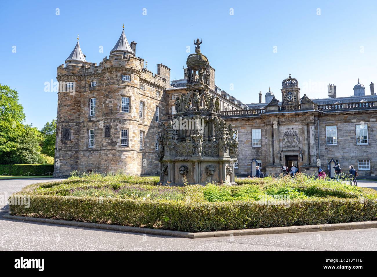 Palais de Holyroodhouse à Edimbourg, Ecosse Banque D'Images
