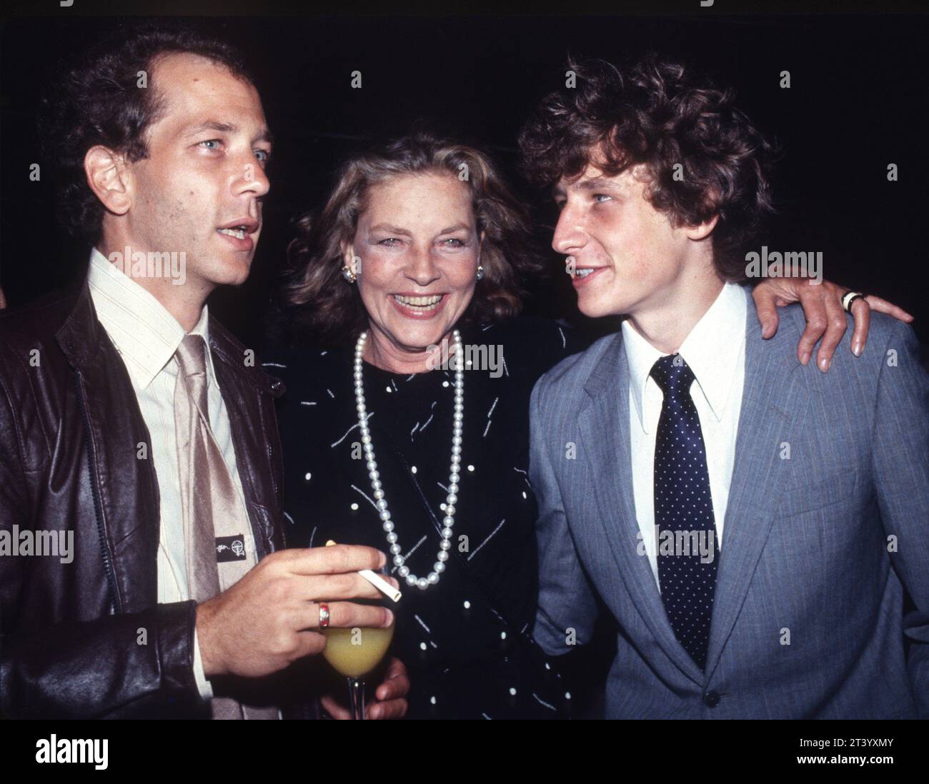 1978 Stevan Bogart L Lauren Bacall Sam Robards R John Barrett/PHOTOlink.net Banque D'Images