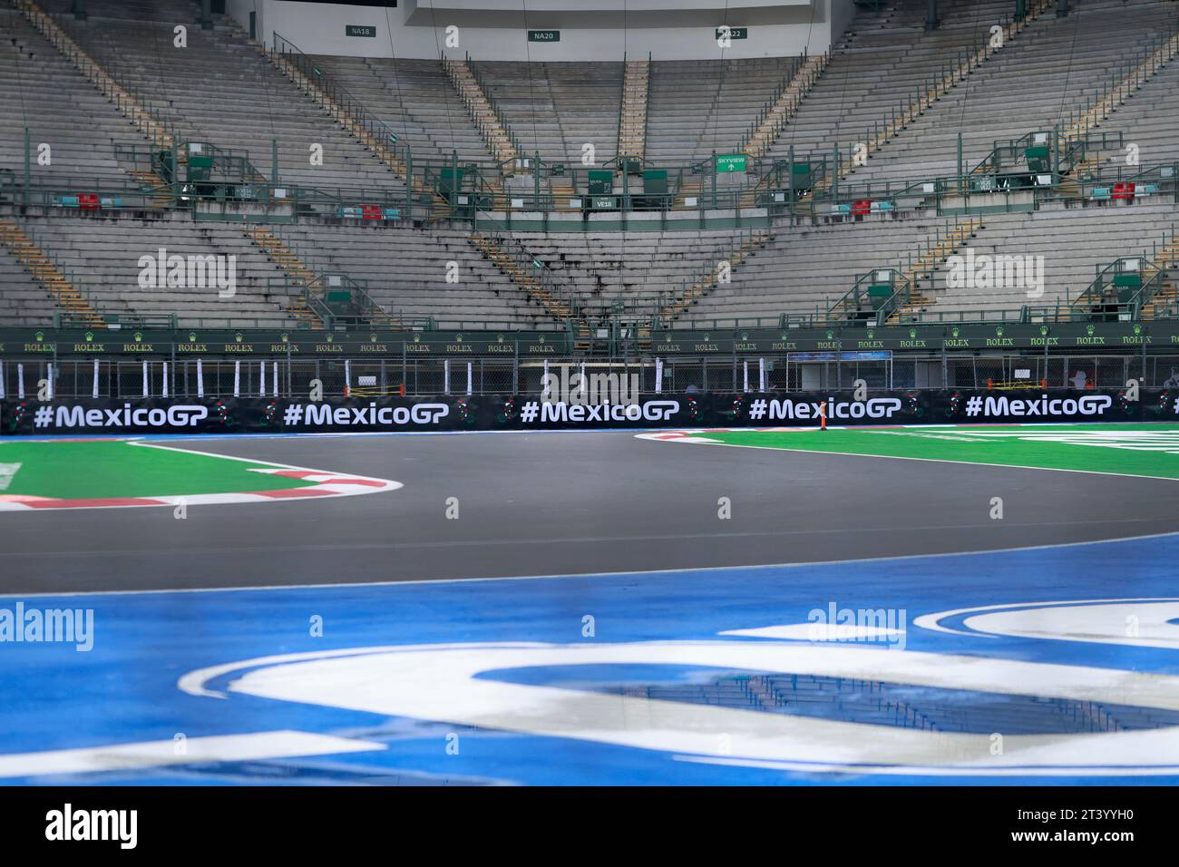 MEXICO, Mexique. 26 octobre 2023. Vue du circuit pendant le Grand Prix de F1 mexicain qui s'est tenu dans le Parc Magdalena Mixhuca dans l'Autodromo Hernando Rodriguez, Grand Prix de Formule 1 du Mexique, F1 GP du Mexique en 2023, formel 1 à Mexiko, Grand Prix du Mexique de Formule 1, image payante, copyright © Ulises CUEVAS/ATP images (CUEVAS Ulises/ATP/SPP) crédit : SPP Sport Press photo. /Alamy Live News Banque D'Images