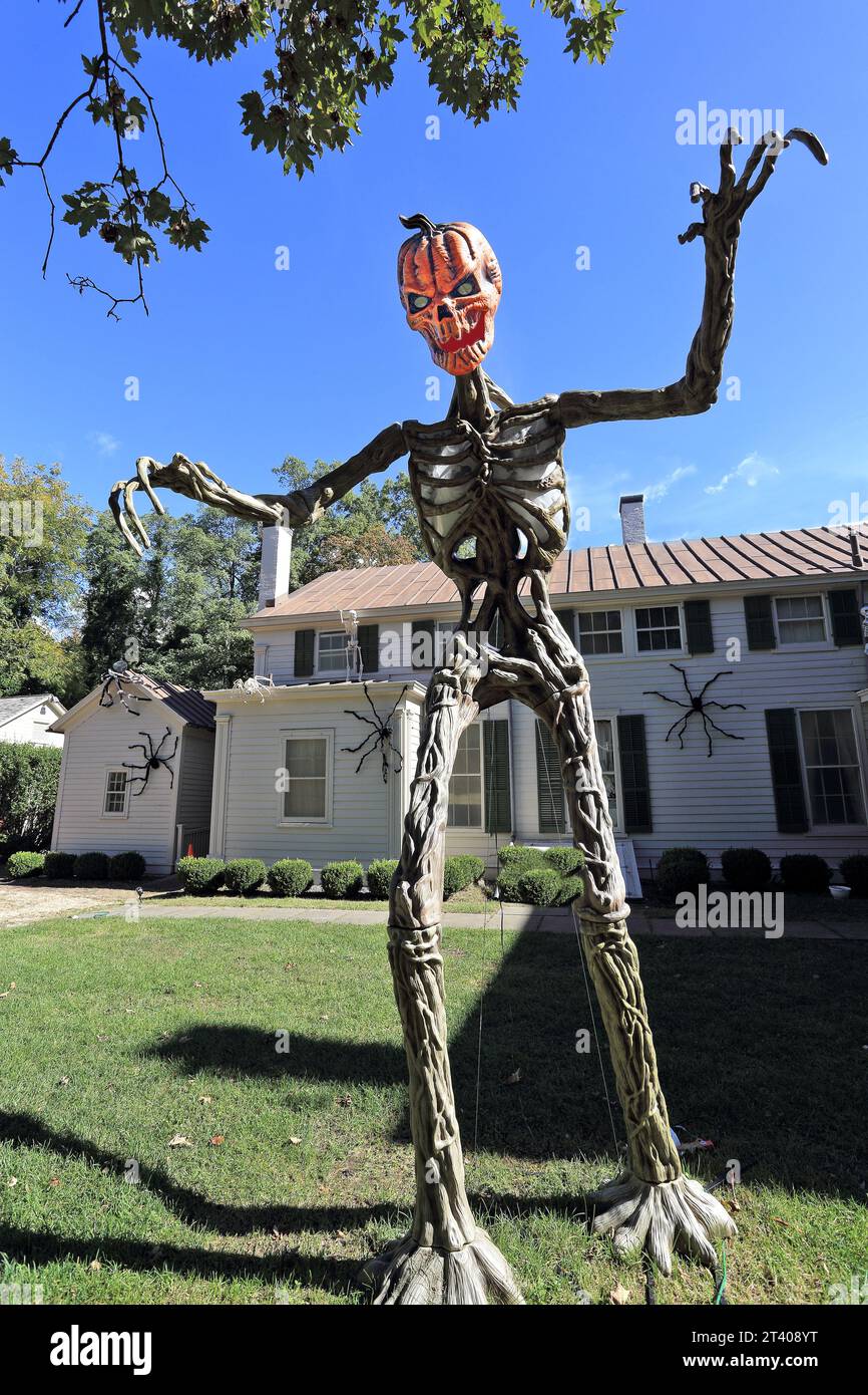 Halloween maison hantée St. James long Island NY Banque D'Images