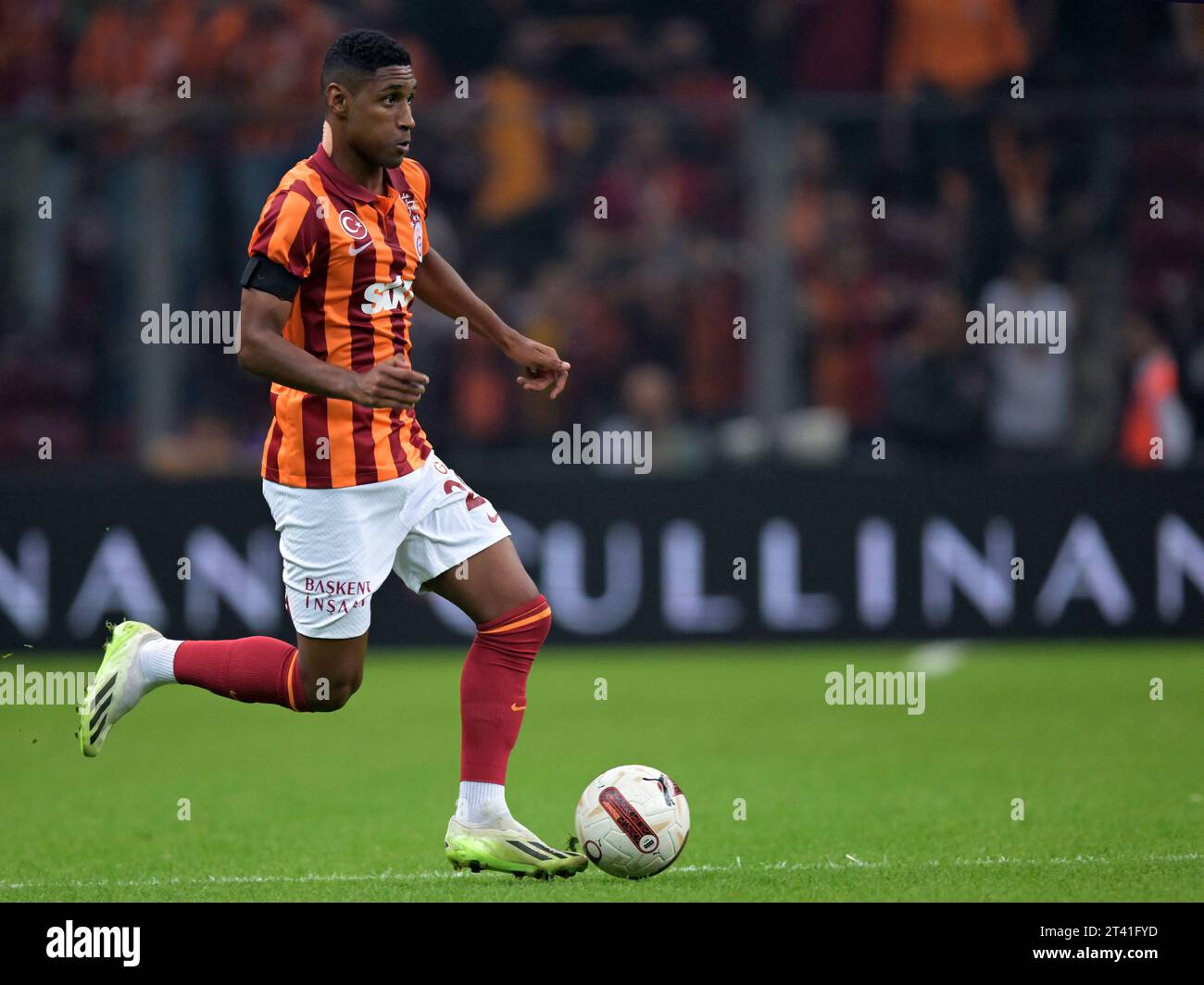 ISTANBUL - tête de Galatasaray lors du match turc Super LIG entre Galatasaray AS et Besiktas AS au Rams Global Stadium le 21 octobre 2023 à Istanbul, Turquie. ANP | Hollandse Hoogte | GERRIT VAN COLOGNE Banque D'Images