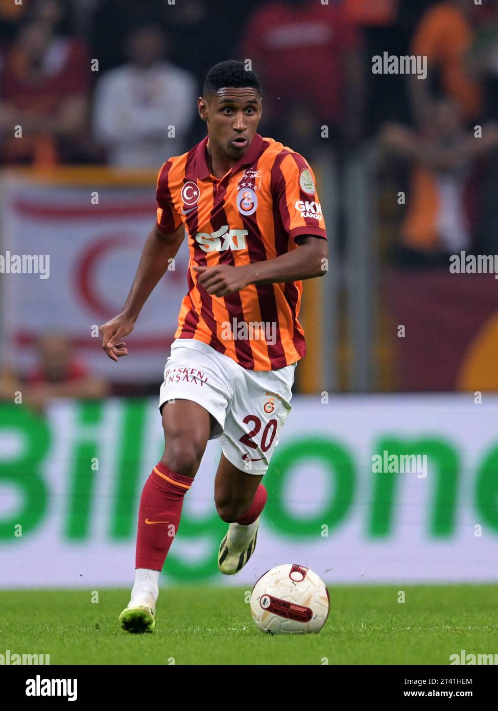 ISTANBUL - tête de Galatasaray lors du match turc Super LIG entre Galatasaray AS et Besiktas AS au Rams Global Stadium le 21 octobre 2023 à Istanbul, Turquie. ANP | Hollandse Hoogte | GERRIT VAN COLOGNE Banque D'Images