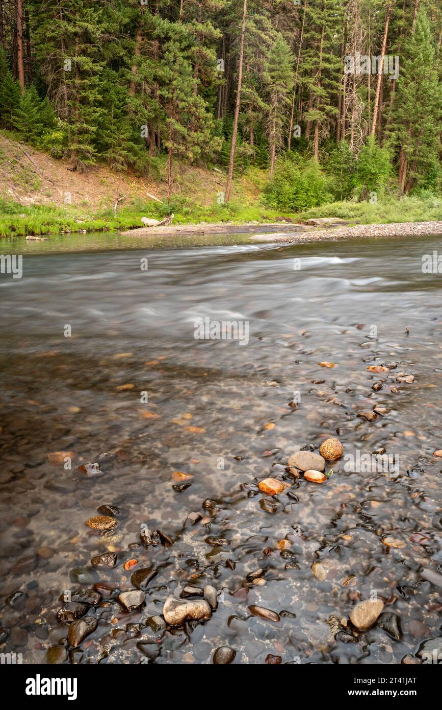 Minam Wild & Scenic River dans les montagnes Wallowa de l'Oregon. Banque D'Images