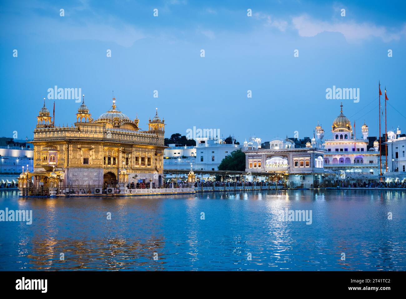 Le Temple d'Or, Golden Temple Rd, Atta Mandi, Katra Ahluwalia, Amritsar, Amritsar Cantt., Punjab, Inde Banque D'Images
