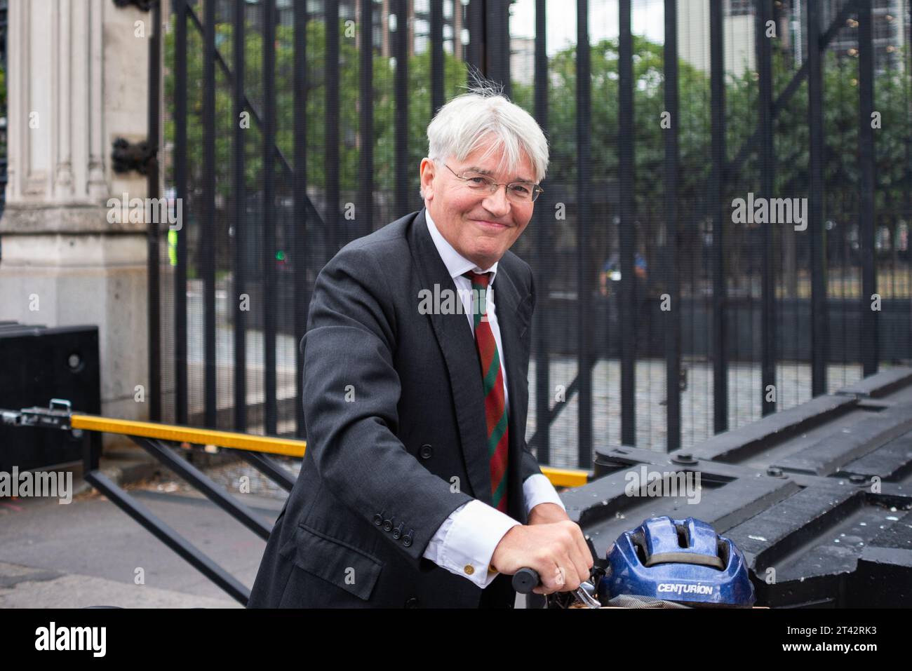 Andrew Mitchell, député arrivé alors que le Parlement a repris après les vacances d'été, débattant du Brexit No Deal et de la prorogation Banque D'Images