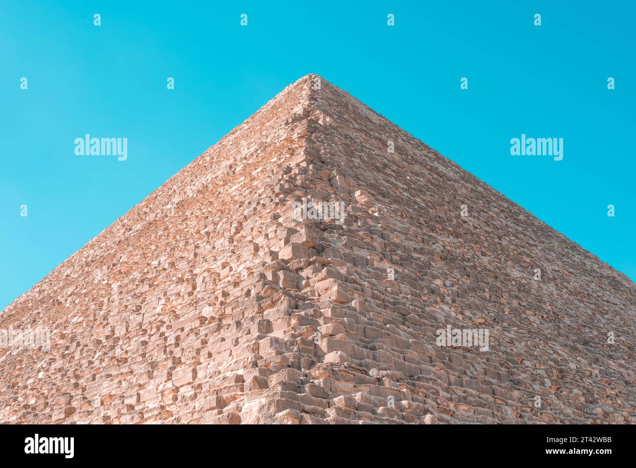 La grande pyramide de Gizeh Banque D'Images