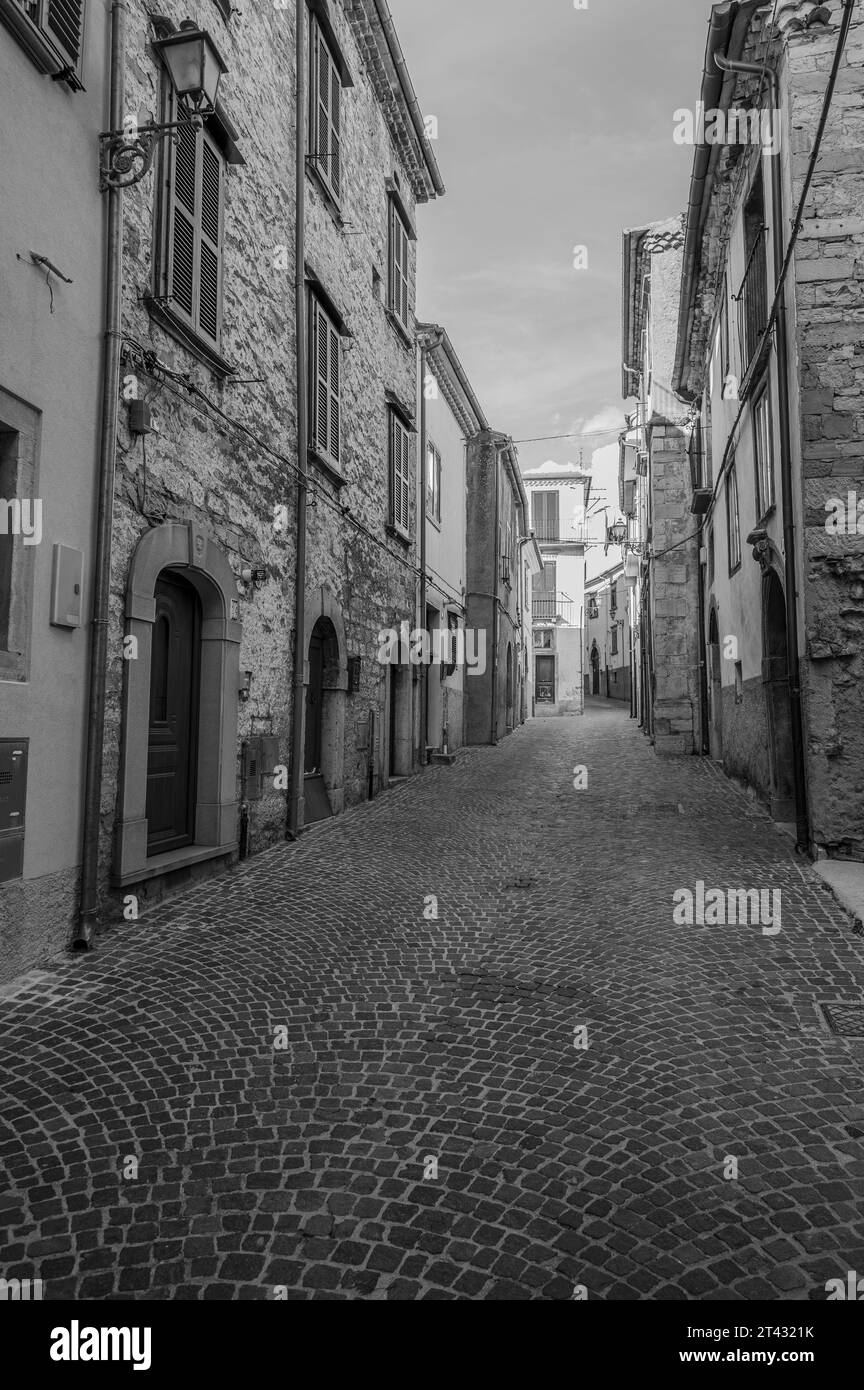 Agnone (Agnèune en dialecte local) est une ville italienne de 4921 habitants dans la province d'Isernia en Molise. Banque D'Images