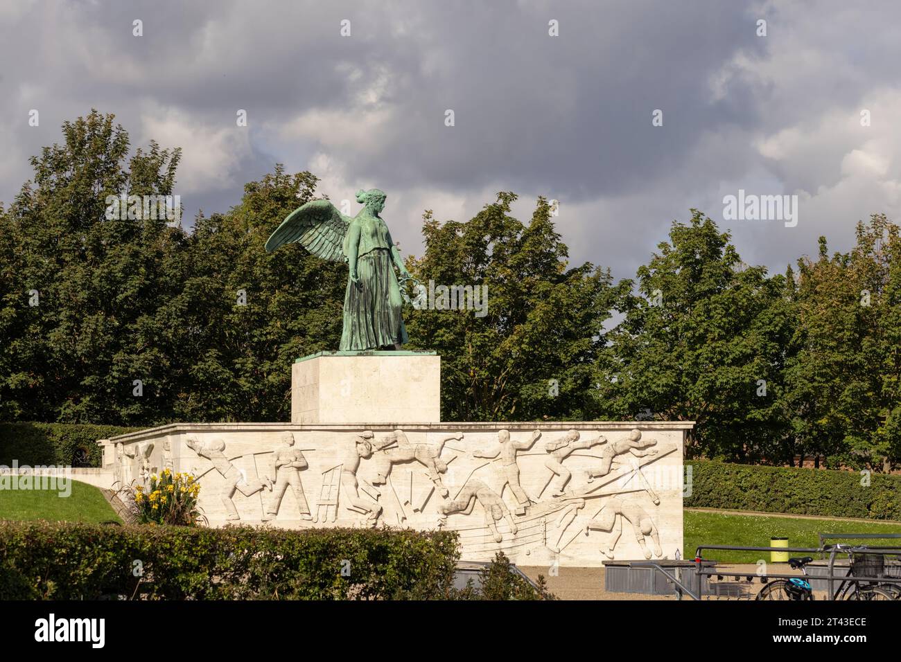 Statue de la paix Ange de Langelinie Banque D'Images