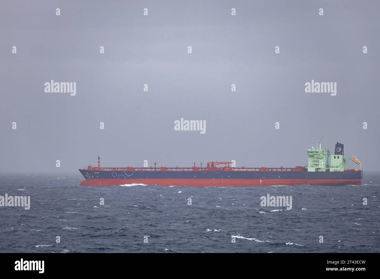 vue d'un cargo dans la mer baltique Banque D'Images
