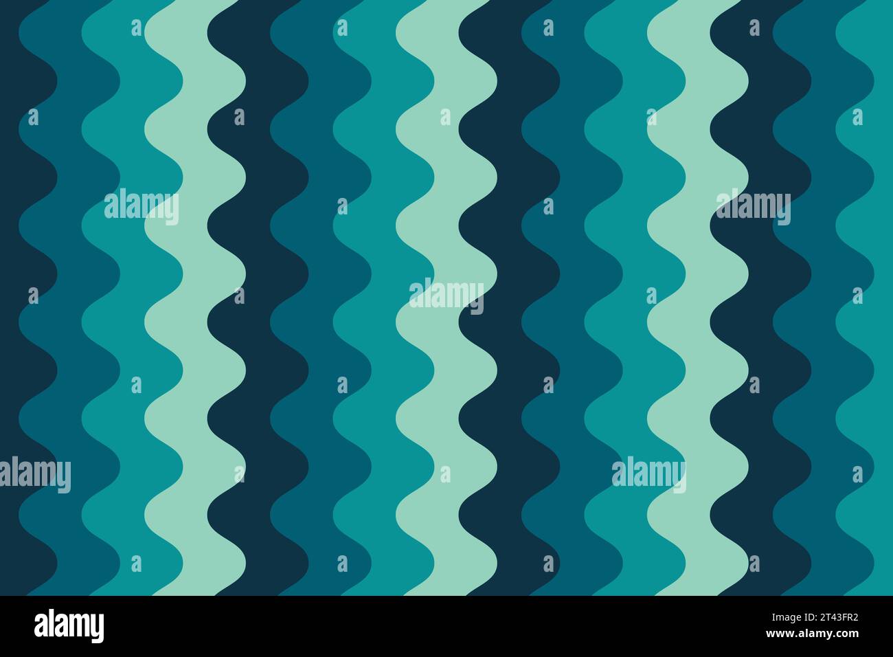 Fond haute résolution bleu ondulé rétro groovy Banque D'Images