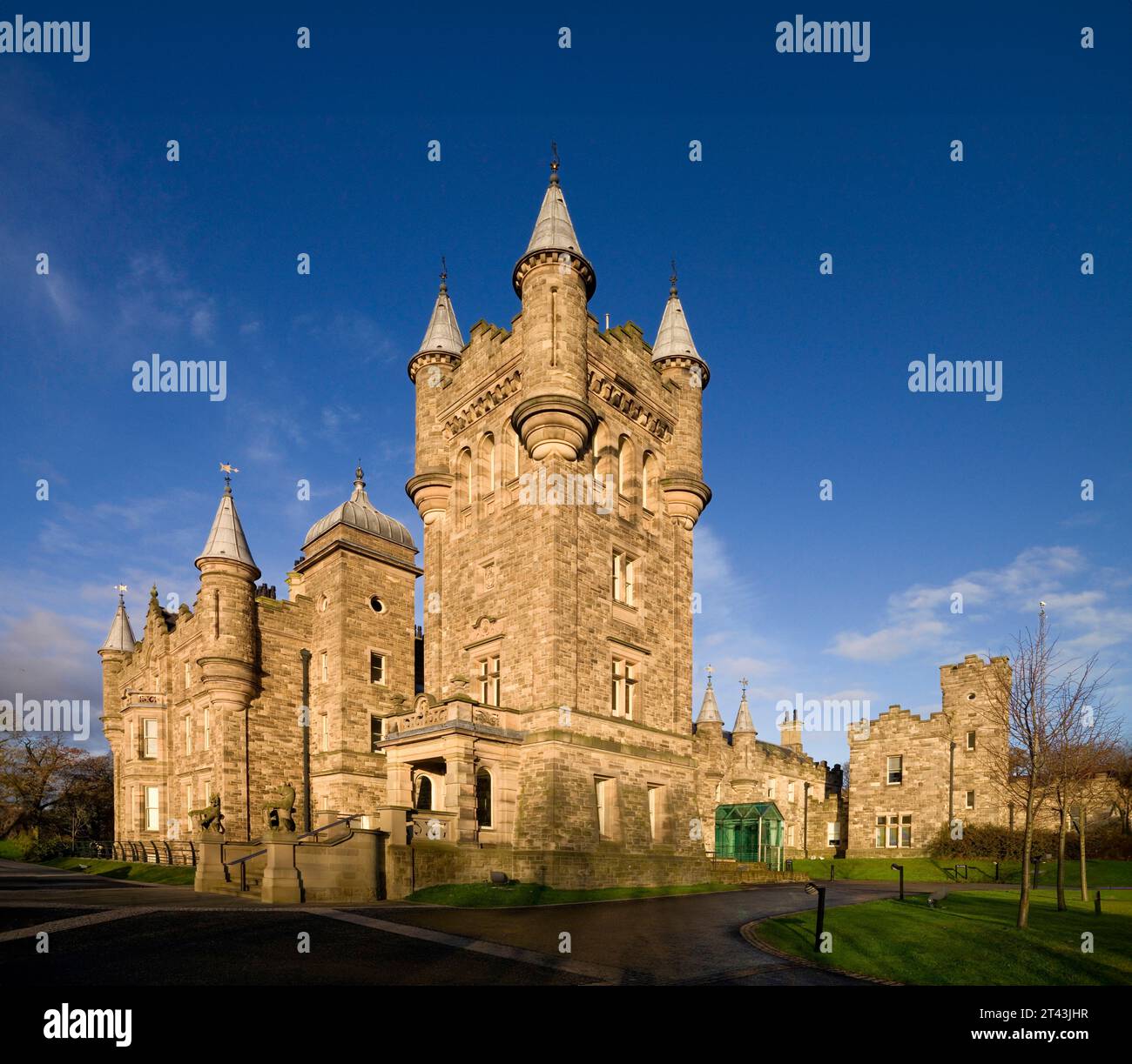 Château de Stormont, Stormont Estate, Belfast, Irlande du Nord Banque D'Images