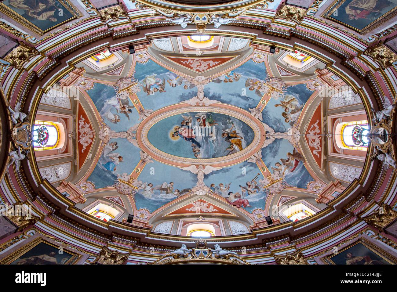 Prieuré de l'église catholique notre-Dame du Mont Carmel à Mdina, Malte Banque D'Images