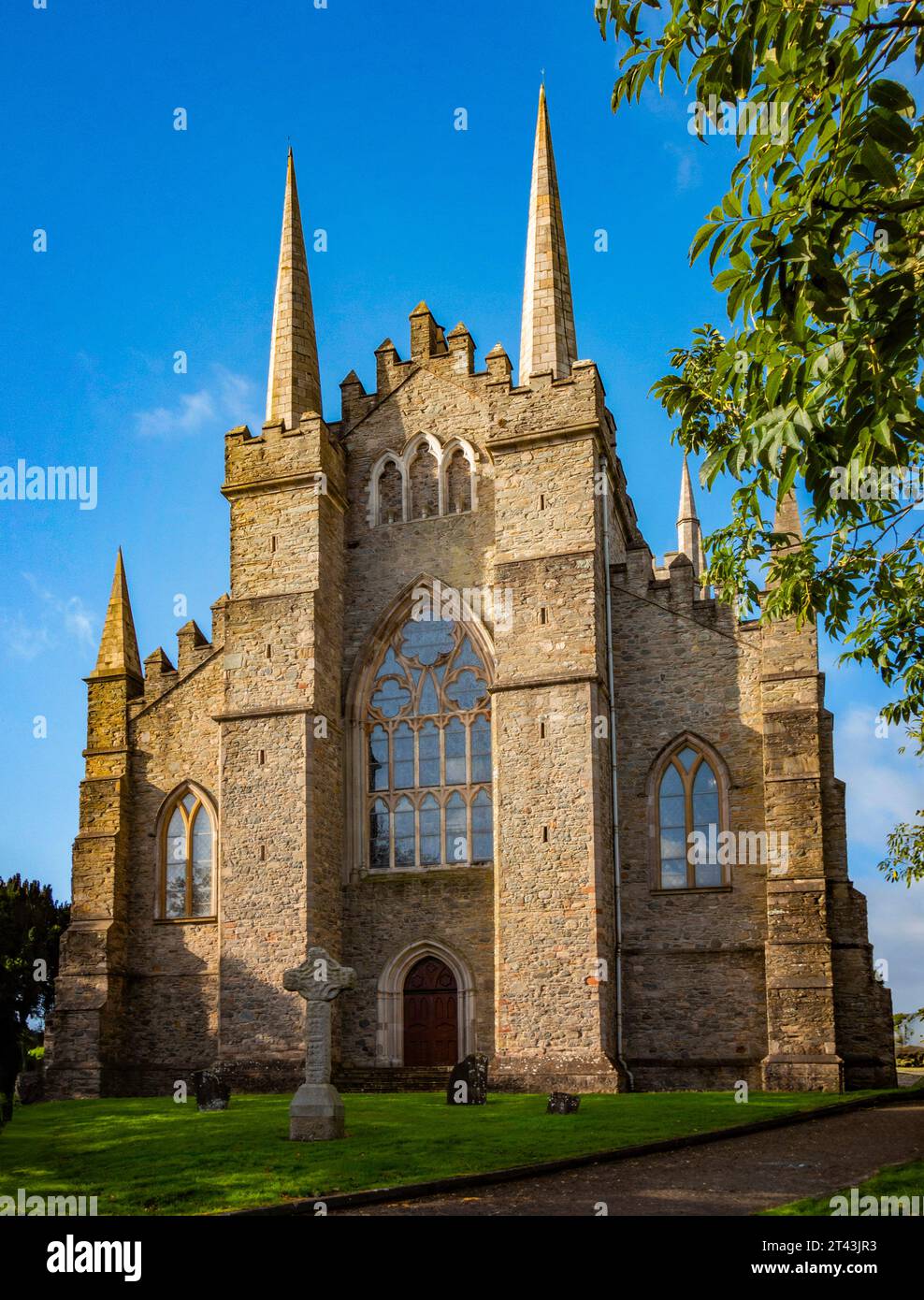Cathédrale de Downpatrick, comté en bas, Irlande du Nord Banque D'Images
