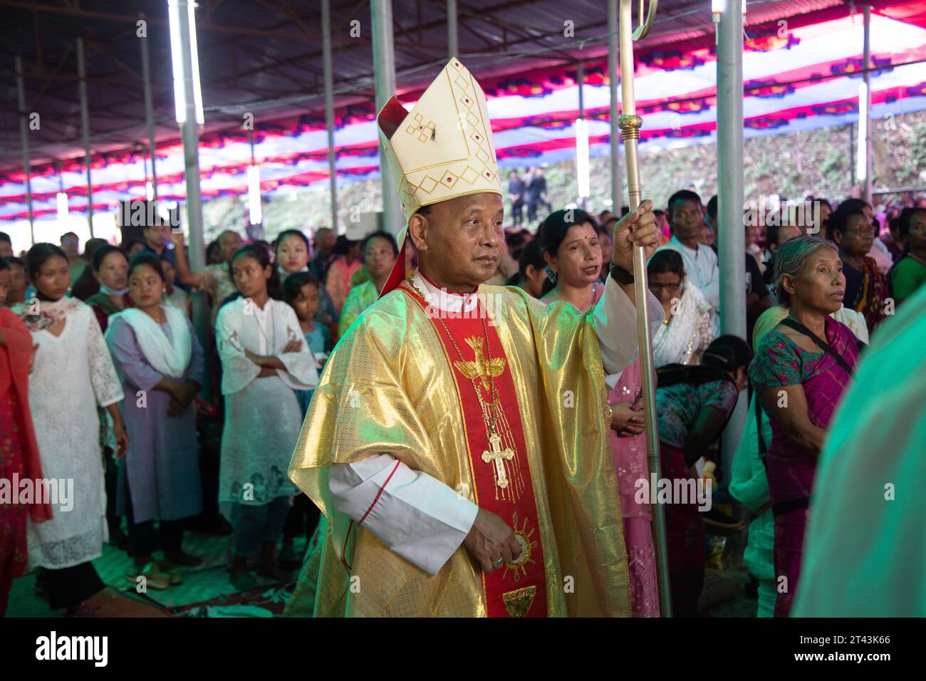 BANGLADESH Fatima Rani pèlerinage a eu lieu à St. Église de Léon dans le diocèse de Mymensingh, dans le district de Sherpur, au nord-est du Bangladesh, le 27 octobre. Banque D'Images