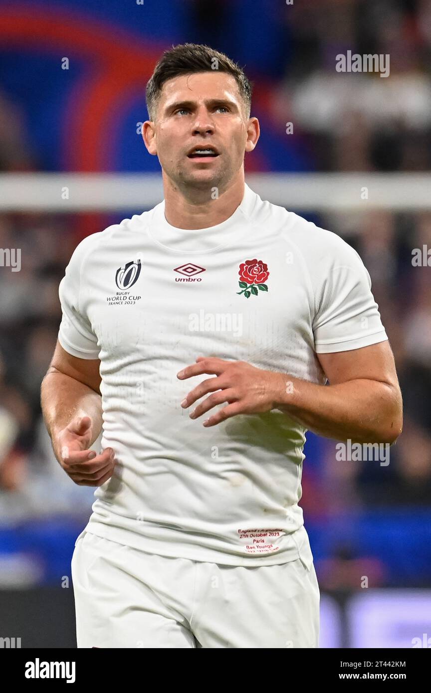 Saint Denis, France. 27 octobre 2023. Julien Mattia/le Pictorium - Angleterre - Argentine - coupe du monde de Rugby - 27/10/2023 - France/Seine-Saint-Denis/Saint-Denis - Ben Youngs lors de la petite finale de la coupe du monde de Rugby 2023, au Stade de France, le 27 octobre 2023. Crédit : LE PICTORIUM/Alamy Live News Banque D'Images