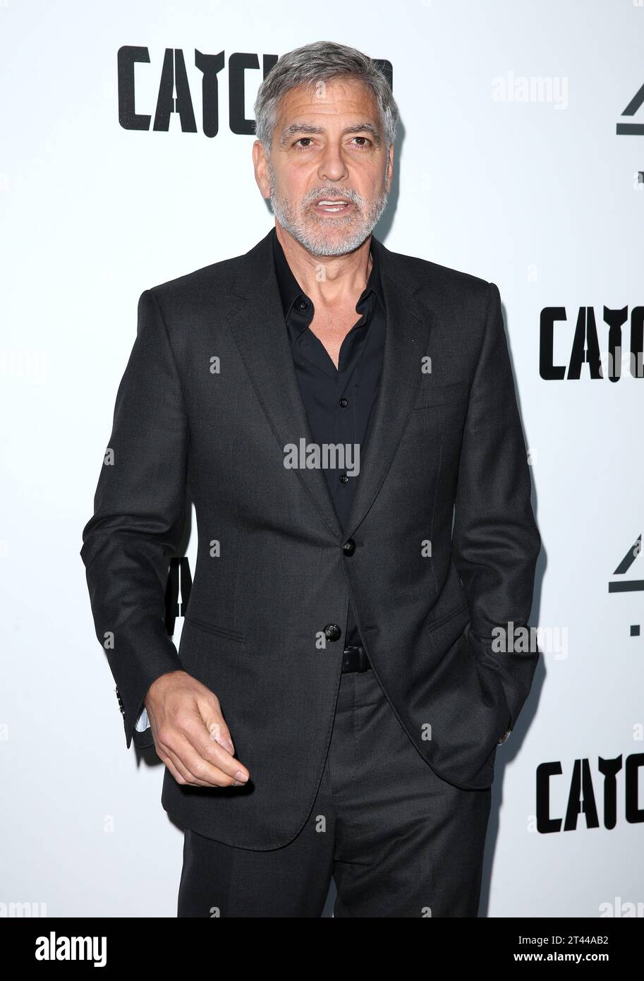 Londres, Royaume-Uni. 15 mai 2019. George Clooney assiste à la première britannique « Catch 22 » au vue Westfield à Londres. (Photo Fred Duval/SOPA Images/Sipa USA) crédit : SIPA USA/Alamy Live News Banque D'Images