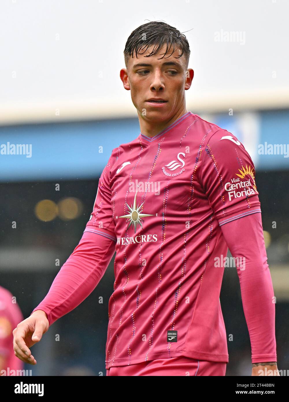 Harrison Ashby 30# de Swansea City Association football Club, lors du Sky Bet Championship Match Blackburn Rovers vs Swansea City à Ewood Park, Blackburn, Royaume-Uni, le 28 octobre 2023 (photo de Cody Froggatt/News Images) Banque D'Images