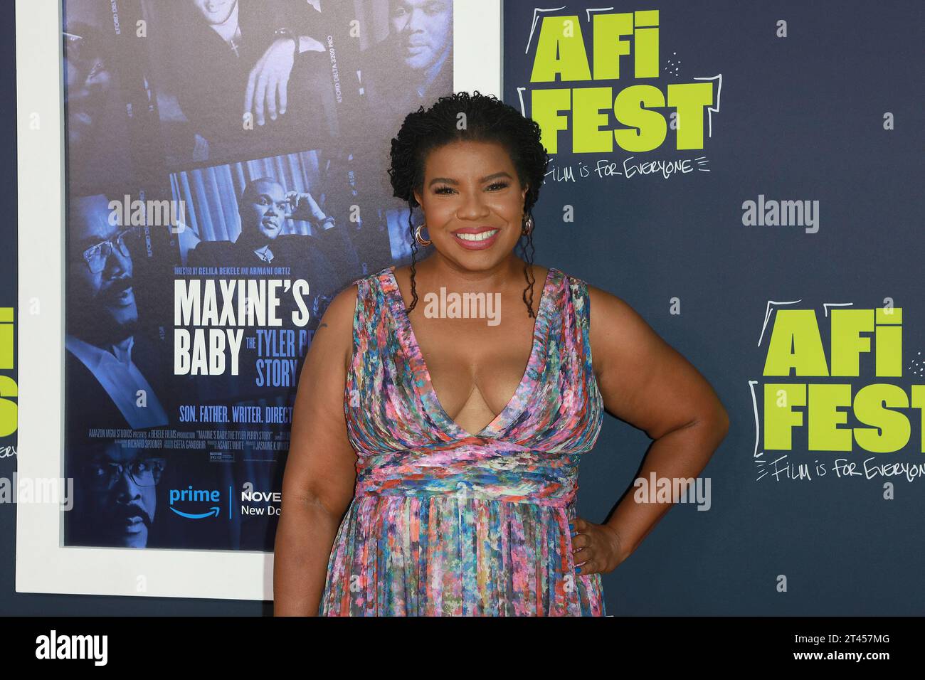 27 octobre 2023, Los Angeles, Californie, États-Unis : LOS ANGELES - 5 octobre 2023 : avril règne au AFI Fest 2023 - projection de Maxine's Baby : The Tyler Perry Story au TCL Chinese Theatre IMAX (image de crédit : © Nina Prommer/ZUMA Press Wire) USAGE ÉDITORIAL SEULEMENT! Non destiné à UN USAGE commercial ! Banque D'Images