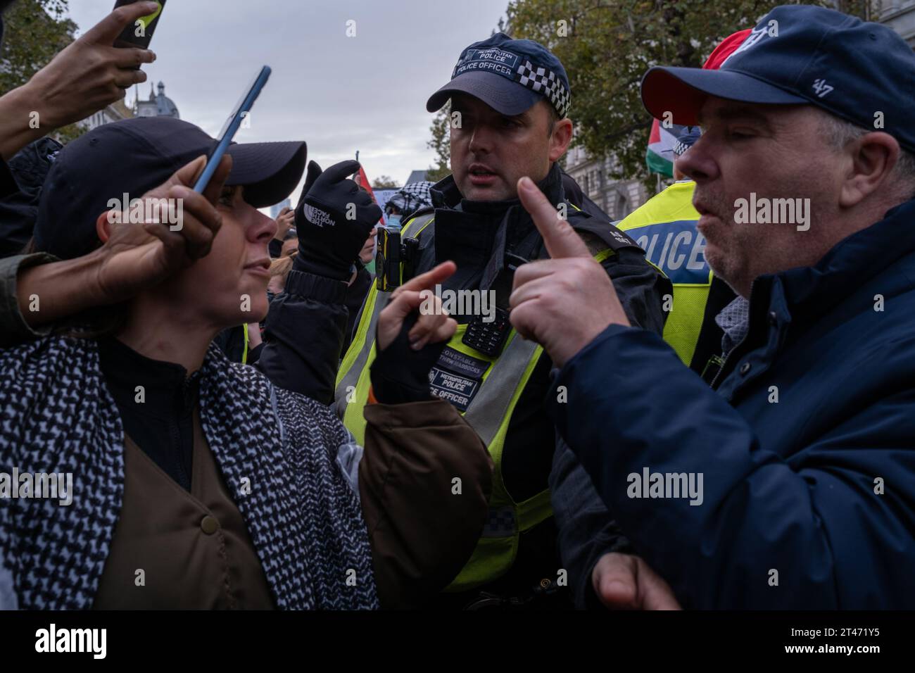 Marche pour la Palestine, Londres, 28 octobre 2023. Banque D'Images