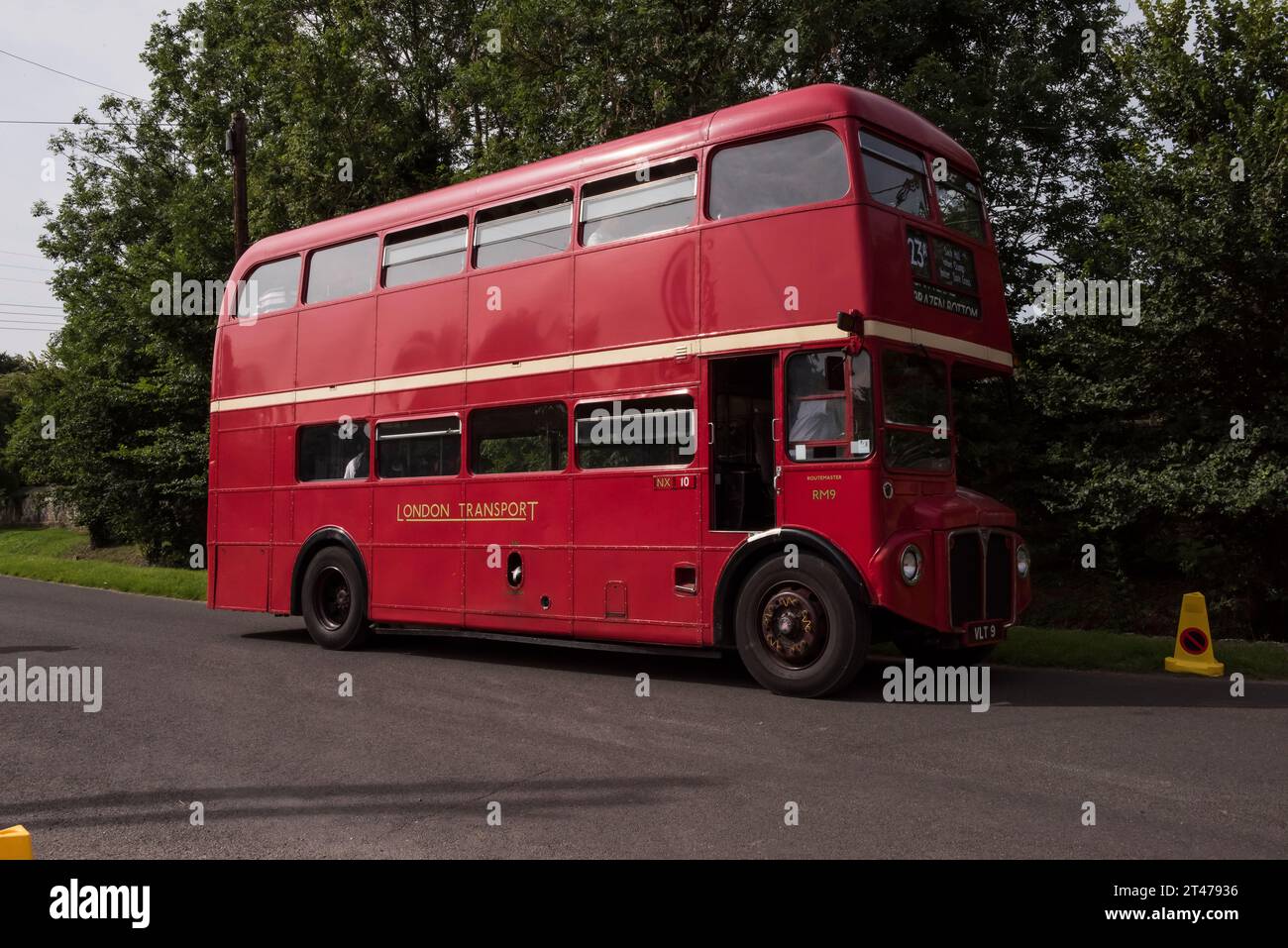 Imberbus 2017, service de bus classique sur la plaine de Salisbury Banque D'Images