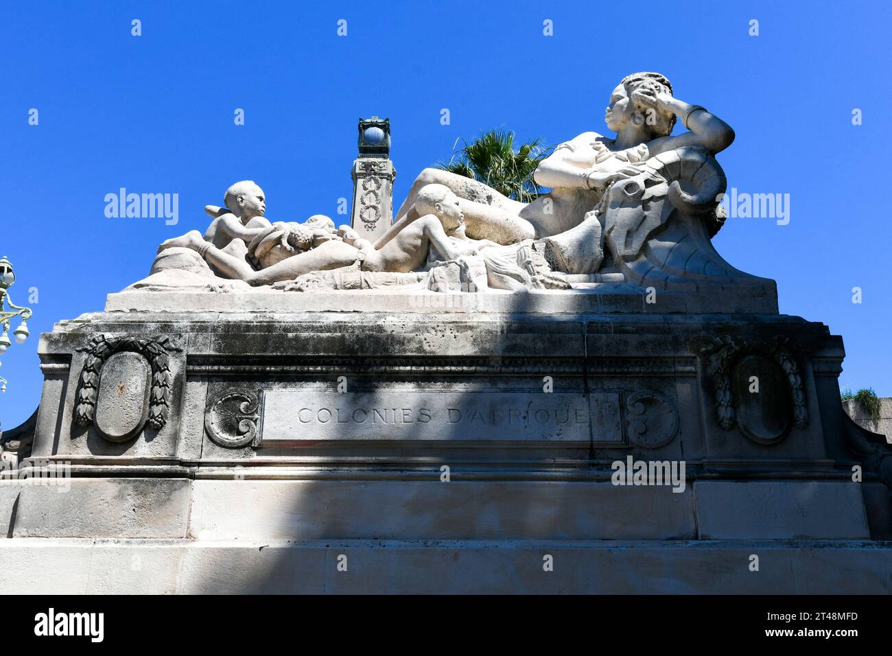 Marseille, France - 14 juillet 2022 : escalier monumental de la gare Marseille-Saint-Charles à Marseille, France. Banque D'Images