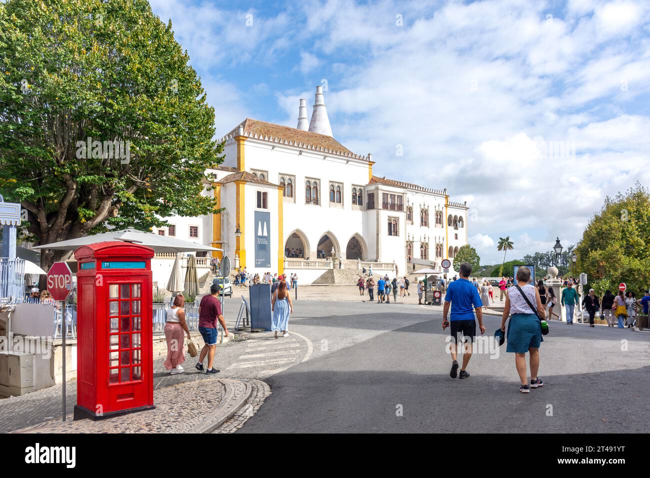 Palais national de Sintra (Palácio Nacional de Sintra), Praça da República, Sintra, région de Lisbonne, Portugal Banque D'Images