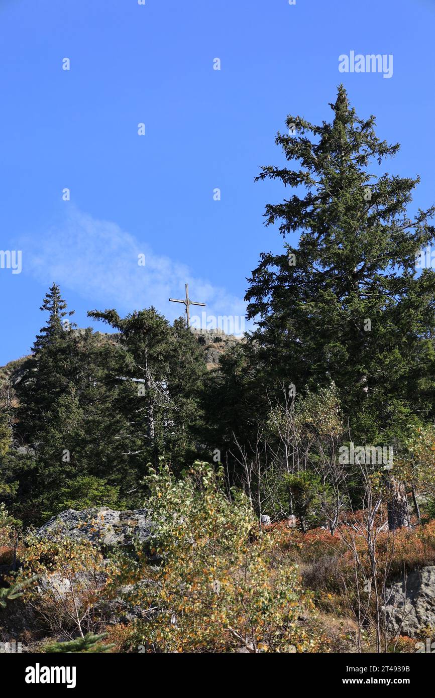 Wanderung auf den kleinen und den großen Osser Banque D'Images