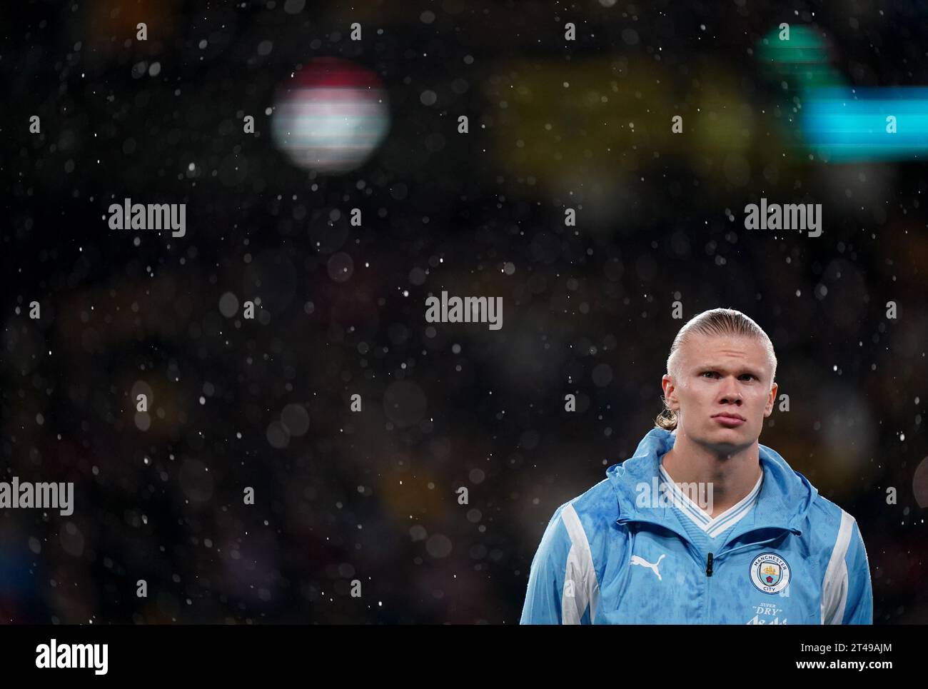 Erling Haaland de Manchester City avant le match de l'UEFA Champions League Group G au stade Wankdorf de Berne, en Suisse. Date de la photo : mercredi 25 octobre 2023. Banque D'Images